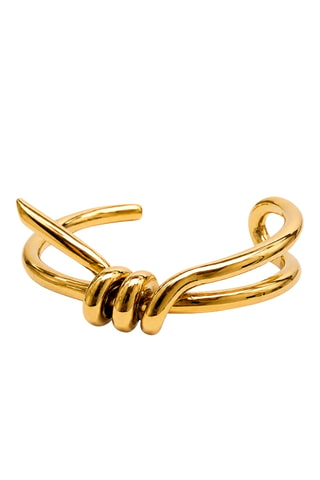 Bracelet doré à l’or fin jaune Brute