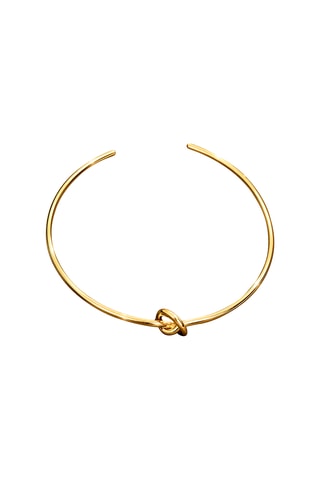 Collier torque doré à l’or fin jaune Les Permanents