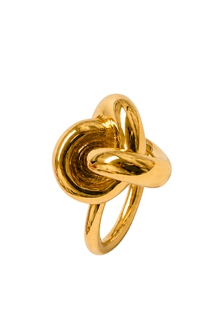 Bague dorée à l’or fin jaune Brute