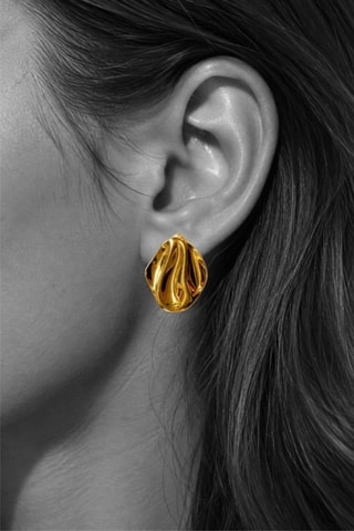 Boucles d’oreilles Brute - Doré