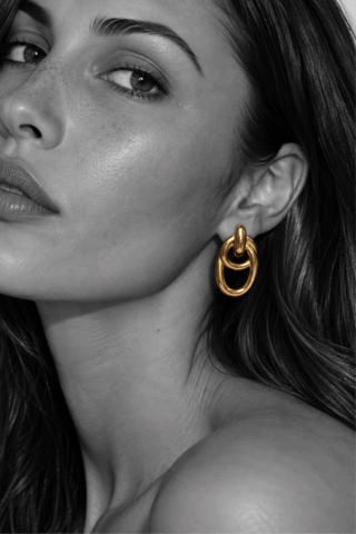 Boucles d’oreilles NYC - Doré