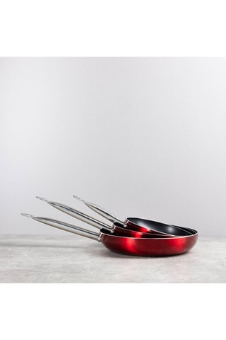 3 koekenpan - 20, 24 en 28 cm