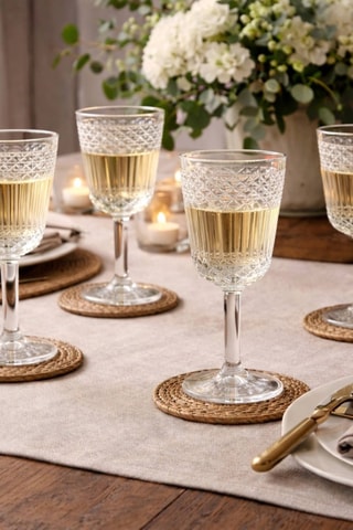 8 Kristallen Glazen - 30 cl