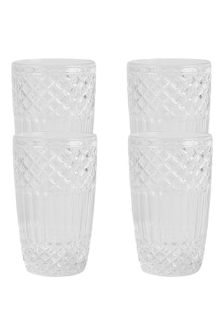 4 Kristallen Glazen - 38 cl