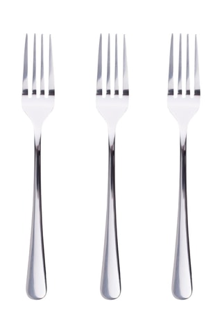 3 Roestvrijstalen Dessertvorken