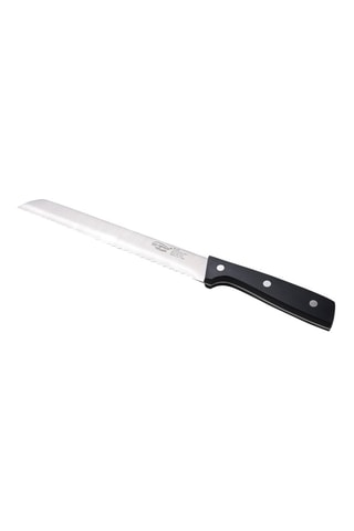 Roestvrijstalen en Houten Broodmes - 20 cm