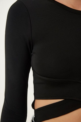 Crop top - Negro