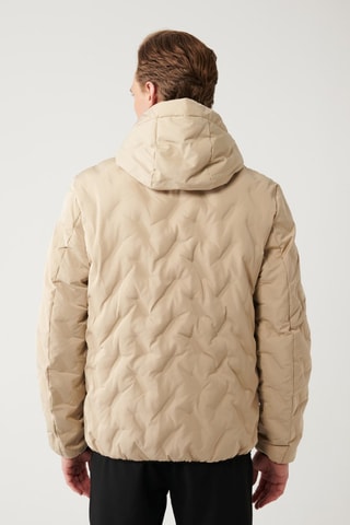 Anorak con capucha - Beige