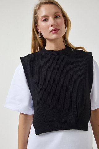 Crop top - Negro