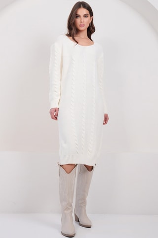 Vestido jersey - Crudo