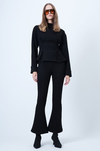 Blusa y pantalón - Negro