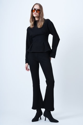 Blusa y pantalón - Negro