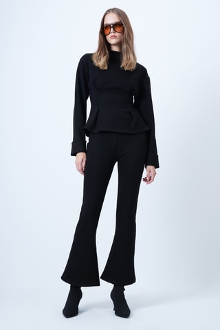 Blusa y pantalón - Negro