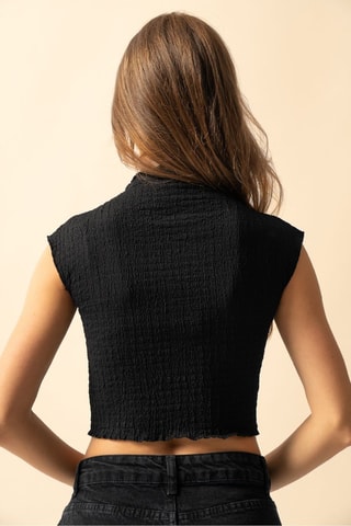Crop top - Negro