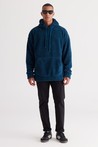 Sudadera con capucha - Azul pato