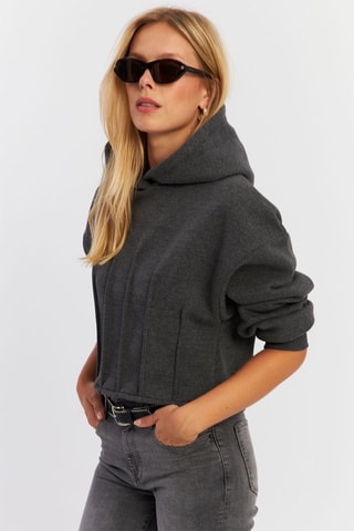 Sudadera con capucha - Antracita