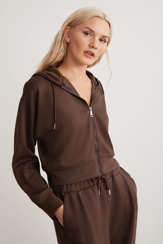 Sudadera relaxed fit - Marrón