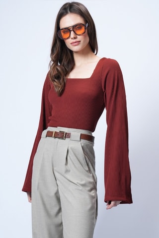 Top - Naranja oscuro