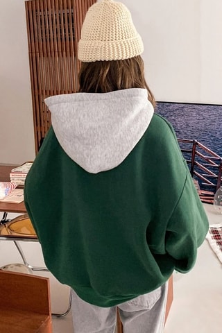 Sudadera oversize - Verde