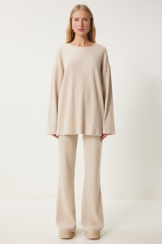 Blusa y pantalón - Nude