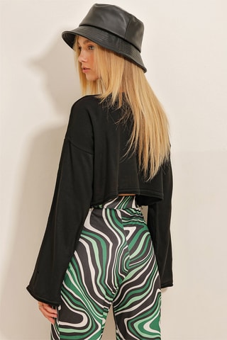 Crop top - Negro