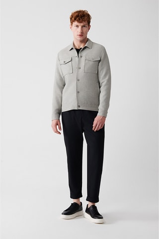 Chaqueta de lana - Gris