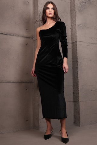 Vestido midi - Negro