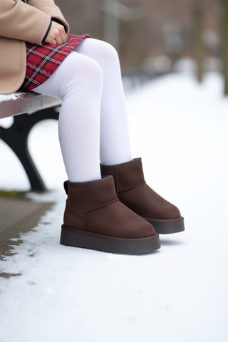 Bottines fourrées - Marron