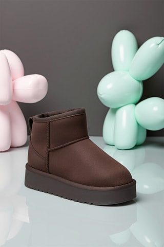 Bottines fourrées - Marron