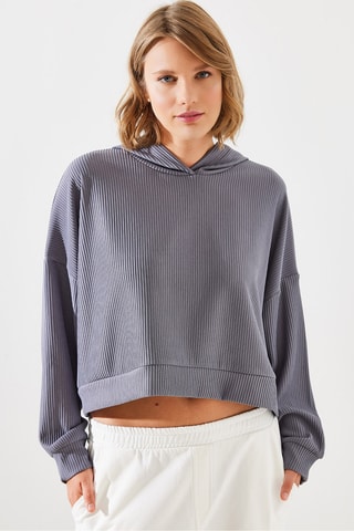 Sudadera con capucha - Gris