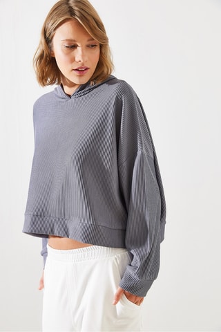 Sudadera con capucha - Gris