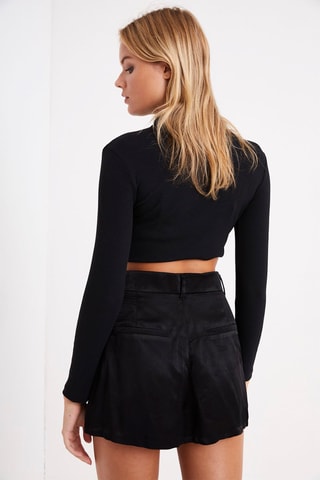 Crop top - Negro