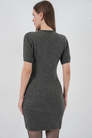 Vestido jersey - Antracita