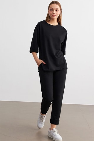 Camiseta y pantalón - Negro