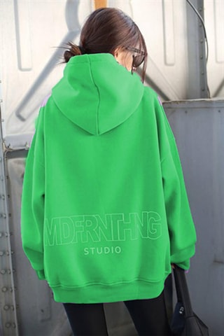 Sudadera con capucha - Verde