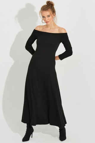 Vestido largo - Negro