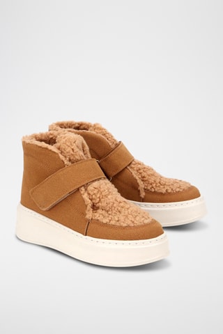 Botines forrados - Marrón