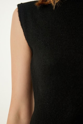 Vestido recto - Negro