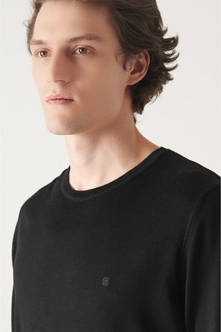 Jersey de lana - Negro