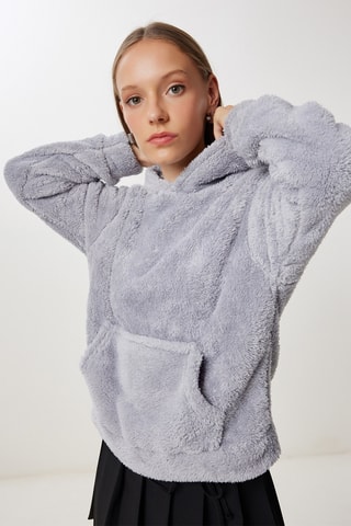 Sudadera con capucha - Gris