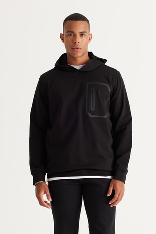 Sudadera con capucha - Negro