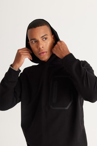 Sudadera con capucha - Negro
