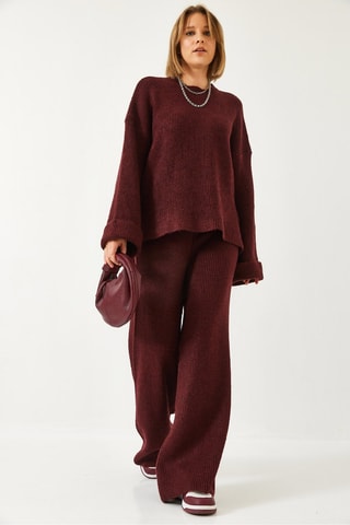 Jersey y pantalón - Burdeos