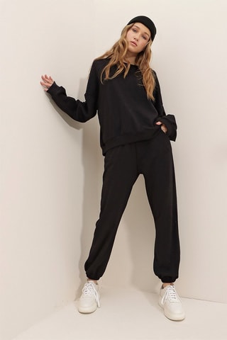 Sudadera y jogging - Negro