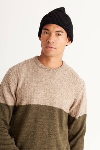 Jersey - Beige y caqui
