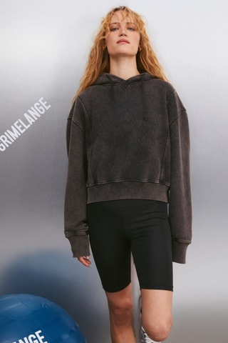 Sweat en coton biologique - Noir