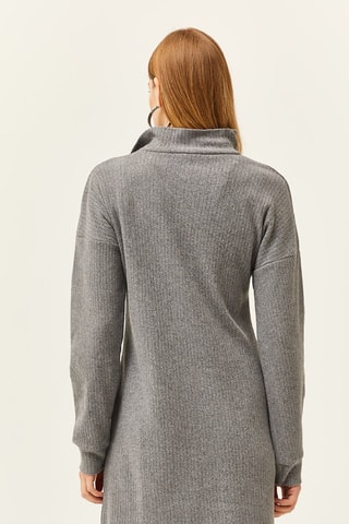 Vestido recto - Gris