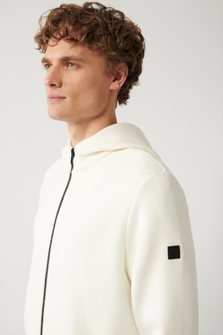 Sudadera con capucha - Blanco