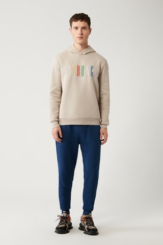 Sudadera con capucha - Beige