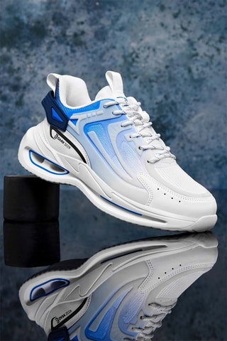 Zapatillas - Blanco y azul